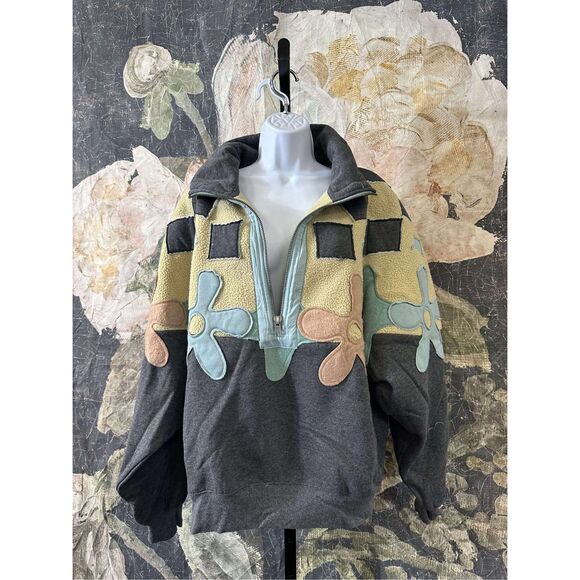 New Free People Flower Power Pullover Sz Small - Picture 3 of 7